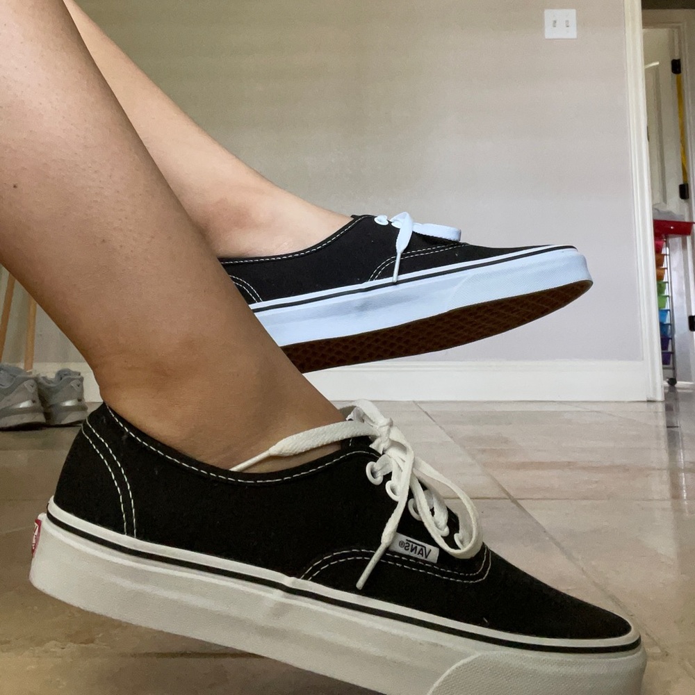 NEW Black Authentic Vans